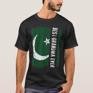 Camiseta Melhor vovó paquistanesa alguma vez no Paquistão
