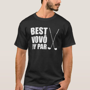 Camiseta Melhor Vovo Por Par Vovô Português Golfer Pun