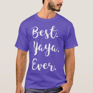 Camiseta Melhor Ya Ya Nunca para a vovó Amar Ya Ya Tee