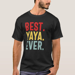 Camiseta Melhor Yaya Ever Vintage - Dia de as mães angustia