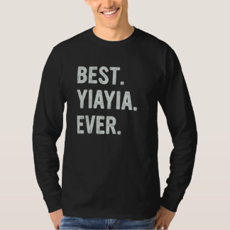 Camiseta Melhor Yiayia de Sempre Avó Família