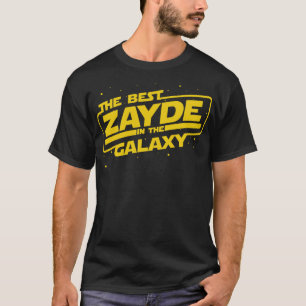 Camiseta Melhor Zayde no Vovô judeu da Galáxia Hebraica
