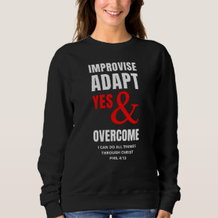 Camiseta MELHORAR A ADAPTAÇÃO SIM E ULTRAPASSAR O Christian