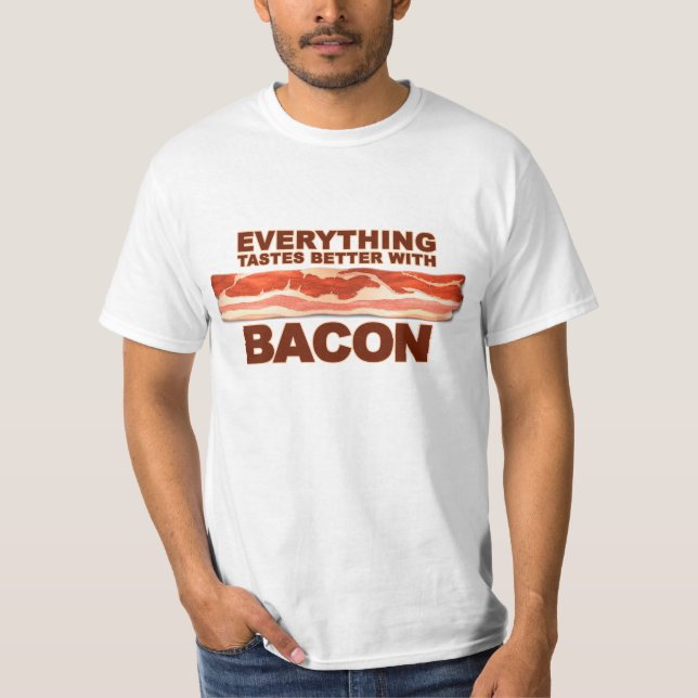 Camiseta Melhore com bacon (Frente)