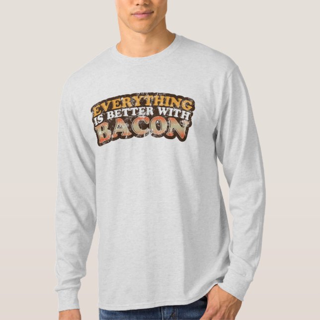 Camiseta Melhore com bacon (Frente)