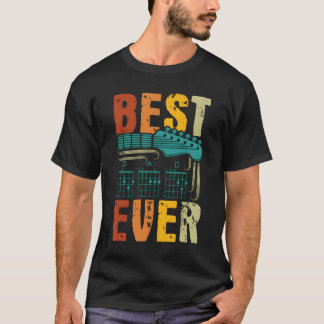 Camiseta Melhores Acordes de Guitarra Pai de Todos os Tempo