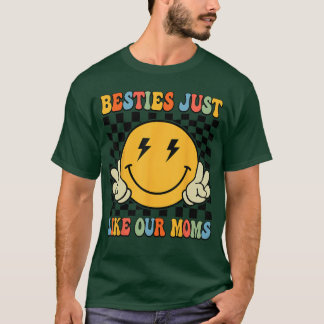 Camiseta Melhores Amigas Assim Como Nossas Mães Melhor Amig