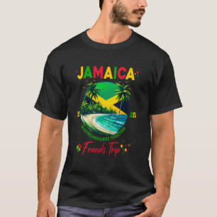 Camiseta Melhores Amigas de Aniversário Jamaicanas Férias n
