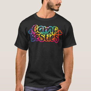Camiseta Melhores Amigas do Acampamento Lindo Tie 
