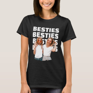 Camiseta Melhores Amigas Foto Personalizada Presente da Mel