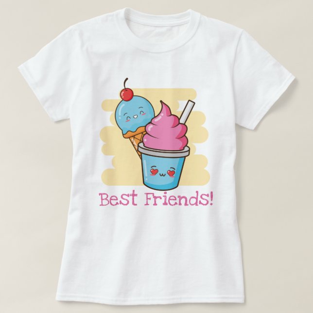 Camiseta Melhores Amigos (Frente do Design)