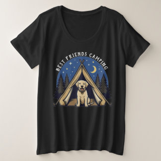 Camiseta Melhores amigos acampando