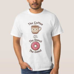 Camiseta Melhores Amigos Café e Donut