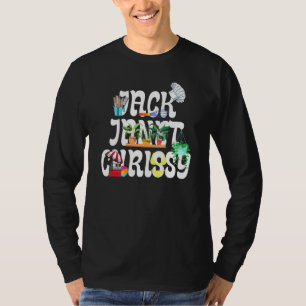 Camiseta Melhores Amigos Como Jack Janet Chrissy Ventilador