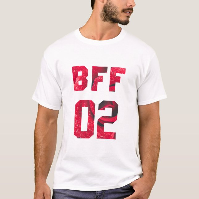 Camiseta Melhores amigos da Flor para 3 - BFF 02 (Frente)