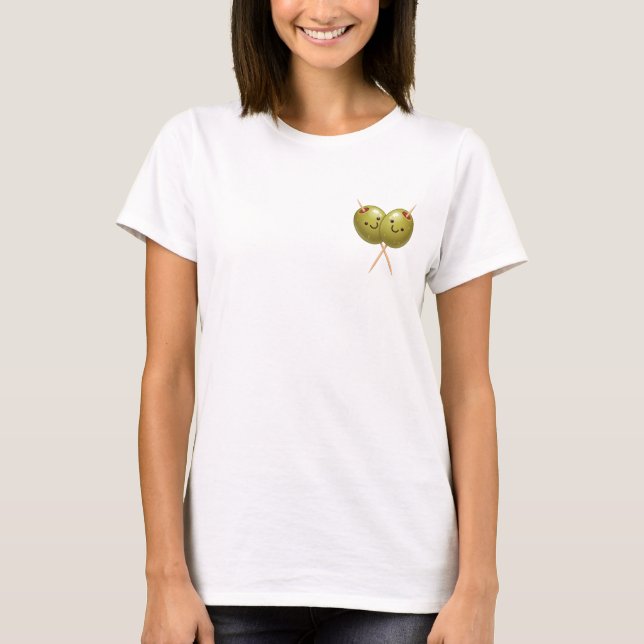 Camiseta Melhores Amigos da Oliva Sorridente (Frente)