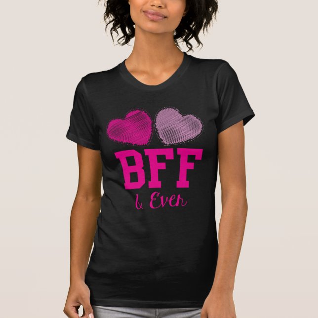 Camiseta Melhores amigos de BFF para sempre (Frente)