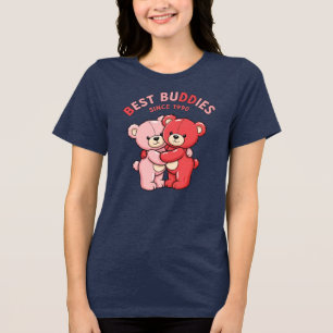 Camiseta Melhores Amigos Desde 1990 Ursinhos de Pelúcia Ver