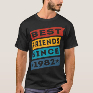 Camiseta Melhores Amigos Desde Besties 1982 BFF