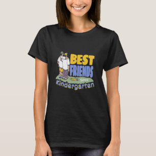 Camiseta Melhores Amigos Desde o Jardim de Infância Amizade