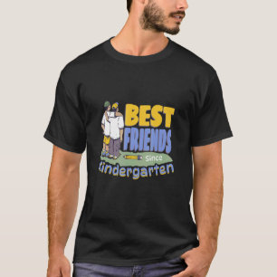 Camiseta Melhores Amigos Desde o Jardim de Infância Amizade