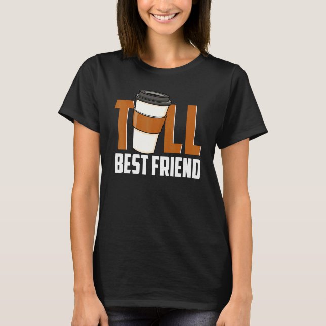 Camiseta Melhores Amigos Designs de Café Designs (Frente)