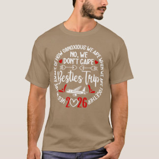 Camiseta Melhores Amigos Divertidos viagem 2026 Férias Melh