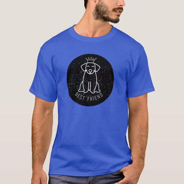 Camiseta melhores amigos do cão (Frente)