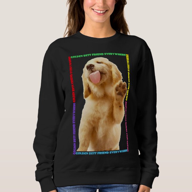 Camiseta Melhores Amigos do ouro Retriever (Frente)