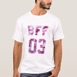 Camiseta Melhores amigos Flor para 3 - BFF 03