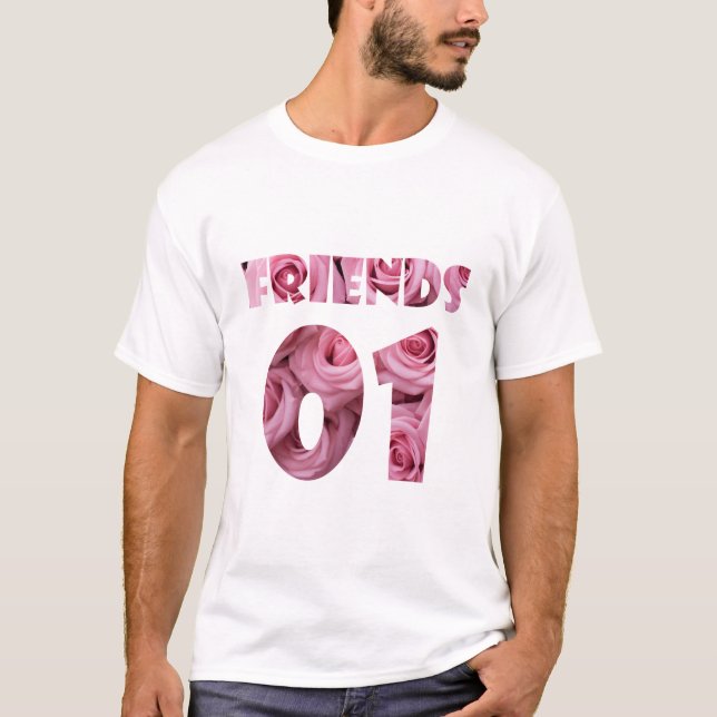 Camiseta Melhores Amigos para 3 - Amigos (Frente)