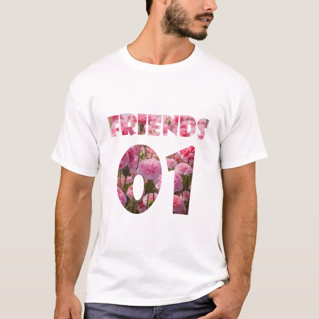 Camiseta Melhores Amigos para 3 - Amigos (Frente)