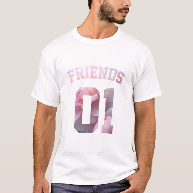 Camiseta Melhores Amigos para 3 - amigos 01 (Frente)