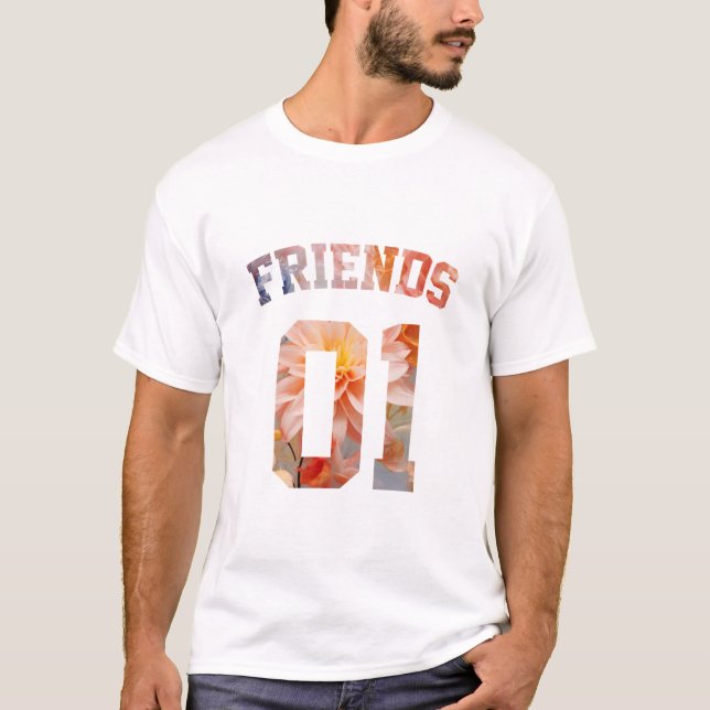Camiseta Melhores amigos para 3 - amigos 01 (Frente)