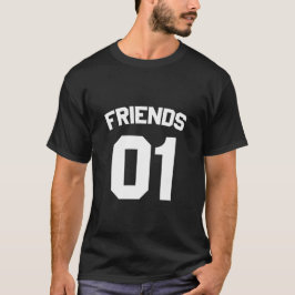 Camiseta Melhores Amigos para 3 - Amigos 01