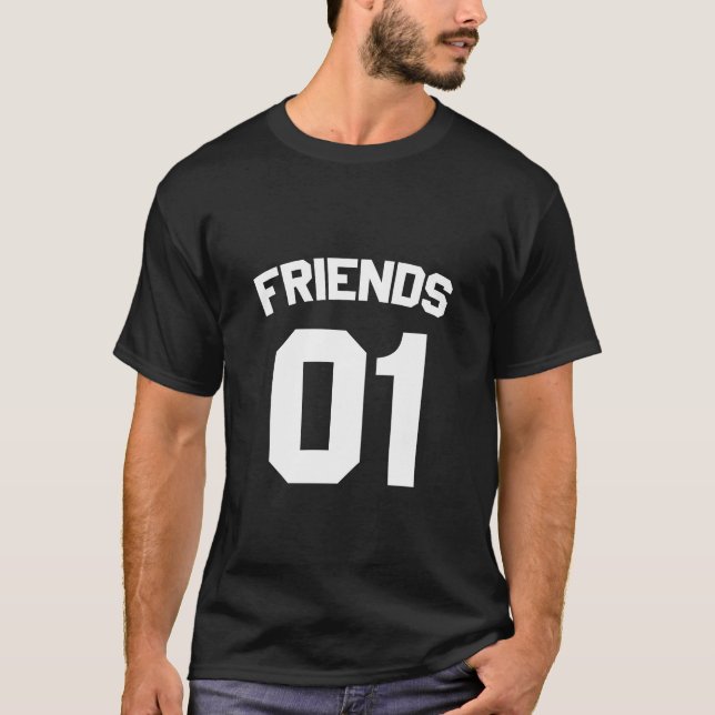 Camiseta Melhores Amigos para 3 - Amigos 01 (Frente)