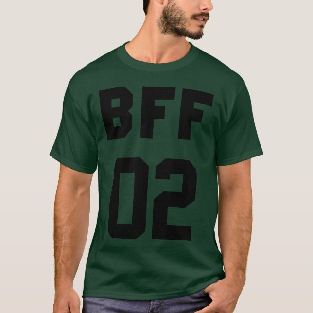 Camiseta Melhores Amigos para 3 Amigos BFF (Frente)