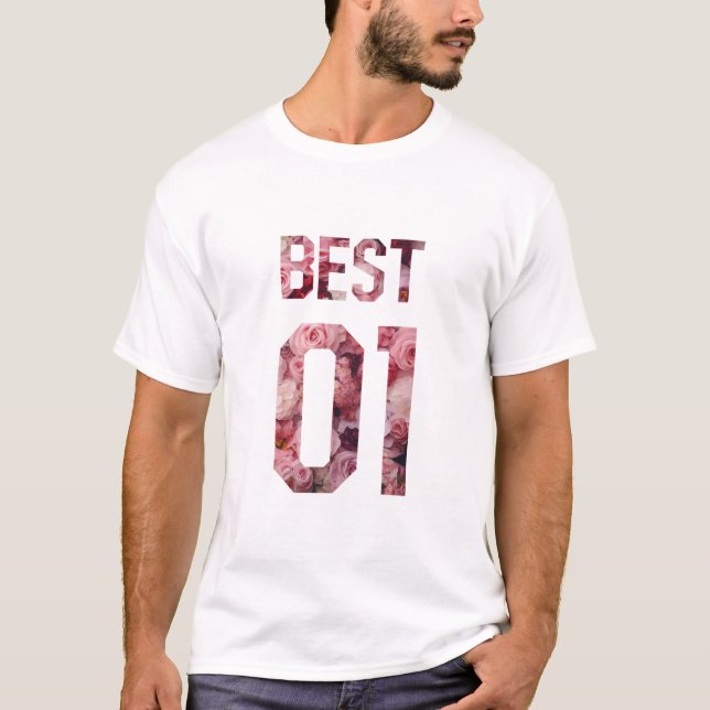 Camiseta Melhores amigos para 3 - melhor (Frente)