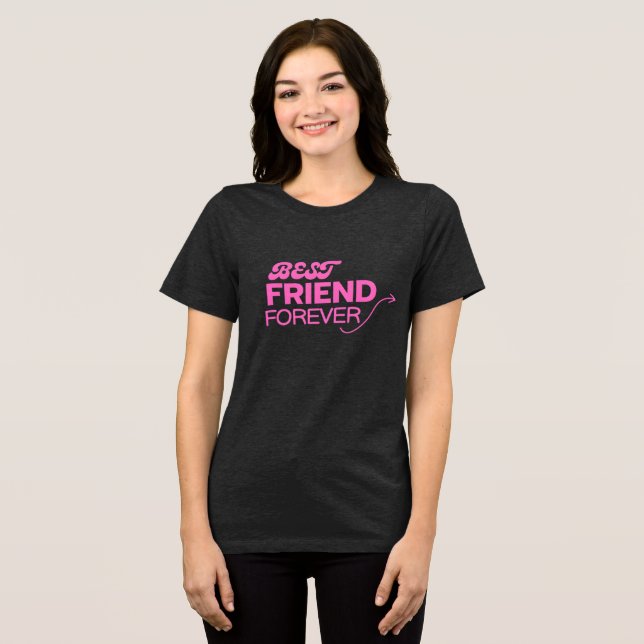 Camiseta Melhores Amigos para a Vida (Frente Completa)
