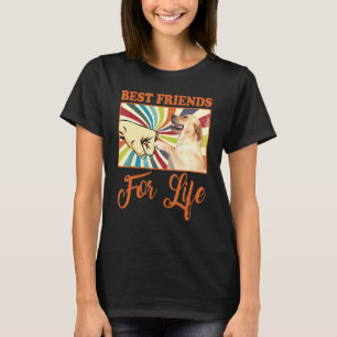 Camiseta Melhores Amigos Para A Vida - Cão De Retriever Lab