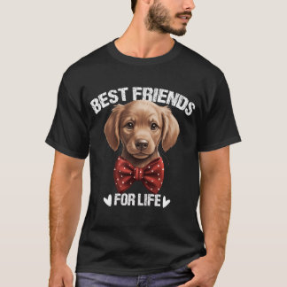 Camiseta Melhores Amigos para a Vida Engraçada