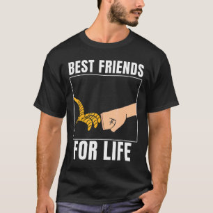 Camiseta Melhores Amigos Para a Vida Punho de Galinha