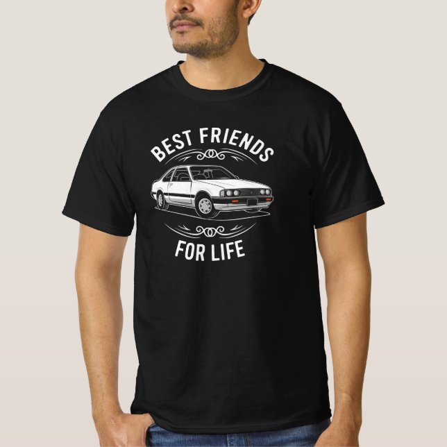Camiseta Melhores amigos para a vida Sentra (Frente)