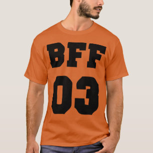 Camiseta Melhores Amigos para a vintagem de 3 BFF