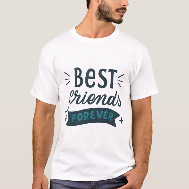 Camiseta Melhores Amigos Para Sempre (Frente)