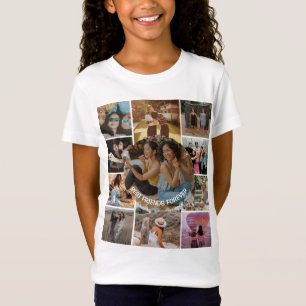 Camiseta Melhores Amigos Para Sempre 11 Colagem de Fotos Am