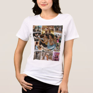 Camiseta Melhores Amigos Para Sempre 11 Colagem de Fotos Am
