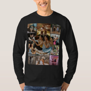 Camiseta Melhores Amigos Para Sempre 11 Colagem de Fotos Am
