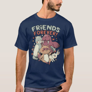 Camiseta Melhores Amigos para sempre Escuros por Tobe Fonse