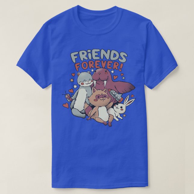 Camiseta Melhores Amigos para sempre por Tobe Fonseca (Frente do Design)